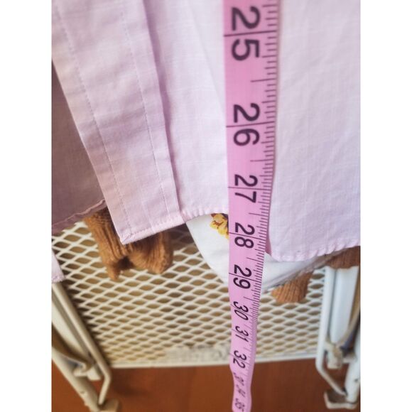 Nautica Men's Slim Fit Pink Dress Shirt - Picture 5 of 5